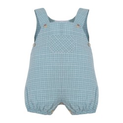 Peto tirantes estampado cuadros bebe niño-LIV-MN8703-Minhon