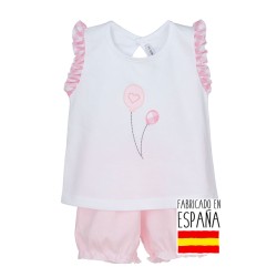 Pijama corto globos-CLV-35162-Calamaro Baby Composición: 100%