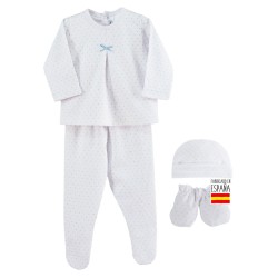 Pack (conjunto+gorro+manopla) topos-CLV-72500-Calamaro Baby