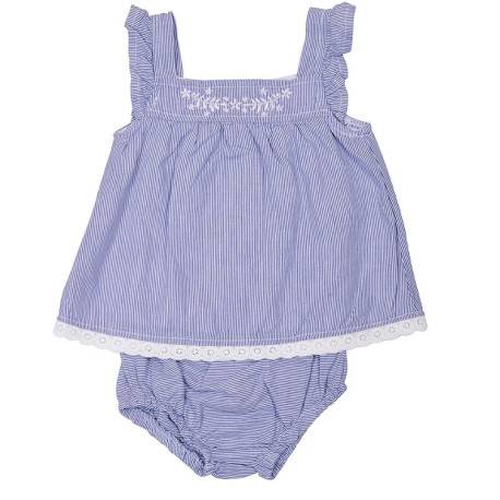 Vestido desmangado + culotte 'rayado'-ALM-20111255-YATSI