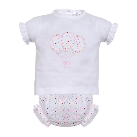 Conjunto corto algodón 2 piezas bebe-MN8514-Minhon Conjunto