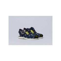 Sandalia lona angelitos-ANGV-119-Angelitos Zapato tipo sandalia