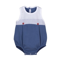 Pelele corto desmangado Leyte-32333-Calamaro Baby Pelele corto