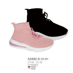 Deportivas abotinadas con cierre cordones - Bubble -