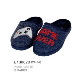 Zapatillas descanso destalonadas, detalle gamers (made in