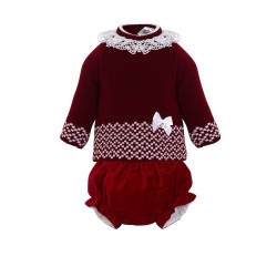 Conjunto largo 2 piezas bebe niña-LII-MN8880-Minhon Conjunto