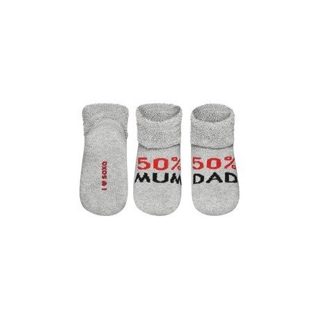 Calcetines bebé con mensaje Calcetines bebé I'm new here.