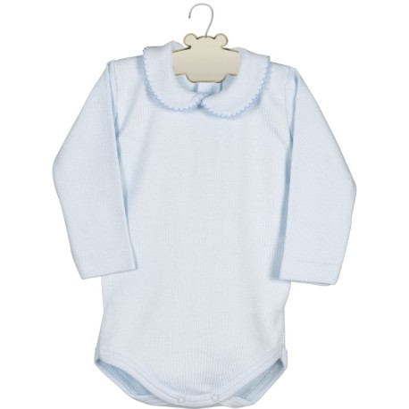 Body cuello diente de rata-19013-Calamaro Baby Body cuello bebé