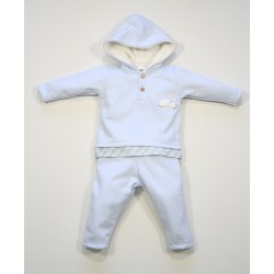 Conjunto 2 piezas bebé: pantalones largos y sudadera con