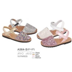 Menorquinas acabado fantasía, cierre velcro- proveedores de