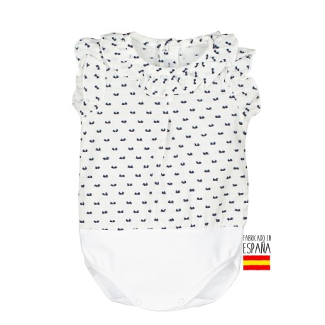 Body camisa plumeti sin mangas-CLV-19103-Calamaro Baby Body