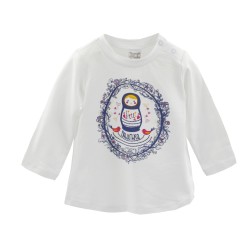 Camiseta manga larga detalle dibujo-ALMO-BGI05550 Camiseta