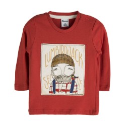 Camiseta lumberjack - Newness - BBI06024 Camiseta manga larga