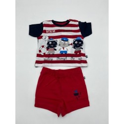 Conjunto corto bebe niño - Arnetta - TMBB-73016-2 Conjunto