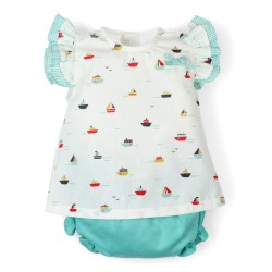 Conjunto corto bebé niña de 2 piezas-25931-Popys Conjunto corto