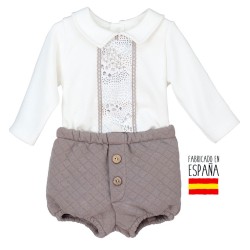 Conjunto pololo cuello bebé sider-CLI-17764-Calamaro Baby