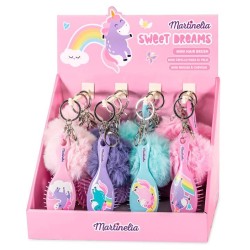 Mini cepillo con pompón martinelia-MAI-3021W-Martinelia Mini