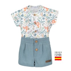 Conjunto pantalón leónidas bebé niño-CLV-17843-B-Calamaro Baby