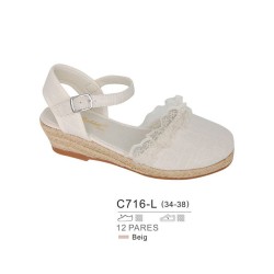 Espardeñas ceremonia con detalle gasa en contorno- proveedores