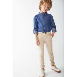 Pantalon niño porcelana-SMV-95006P-Street Monkey Pantalon niño