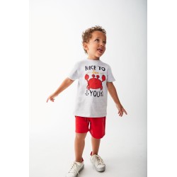 Conjunto corto de 2 piezas bebé niño sailor