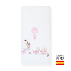 Set 2 piezas desenfundable funda nórdica mod. jirafa bicicleta-IBV-92754-Interbaby