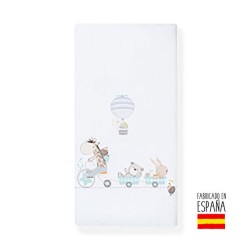 Set 2 piezas desenfundable funda nórdica mod. jirafa bicicleta-IBV-92754-Interbaby