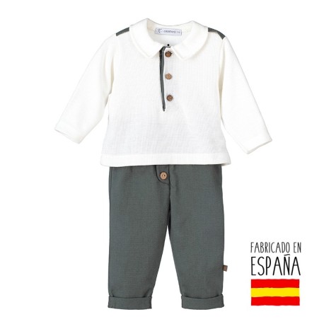 Conjunto pantalón reims bebé-CLI-17885-B-Calamaro Baby