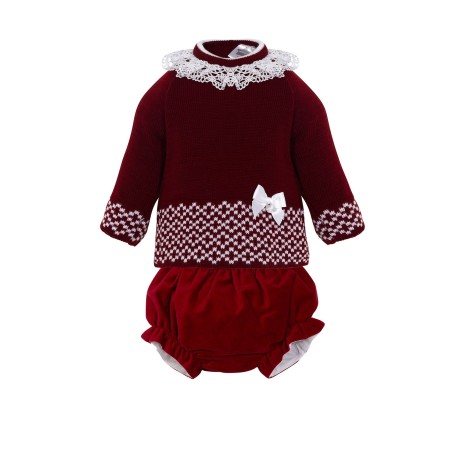 Conjunto largo 2 piezas bebe niña-LII-MN8880-Minhon Conjunto