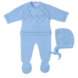 Conjunto largo punto 3 piezas bebé-28750-Tony Bambino
