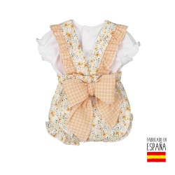 Conjunto pololo tirantes pimpinela bebé niña-CLV-17943-Calamaro Baby