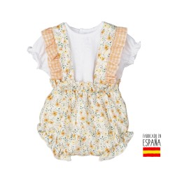 Conjunto pololo tirantes pimpinela bebé niña-CLV-17943-Calamaro Baby