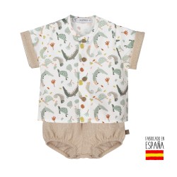 Conjunto pololo mejorana bebé niño-CLV-17940-B-Calamaro Baby