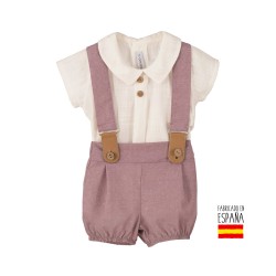 Conjunto pololo ginseng excellentt bebé niño-CLV-17967-Calamaro Baby