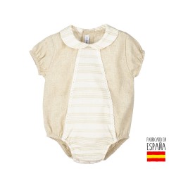 Pelele corto ajedrea excellentt bebé-CLV-32436-Calamaro Baby