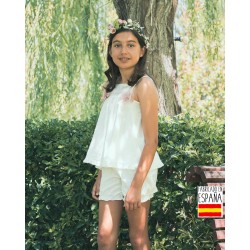 Pijama comunión lucera niña-CLV-49612-Calamaro Baby