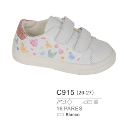 Deportivas doble velcro mariposas-Bubble-BBV-C915