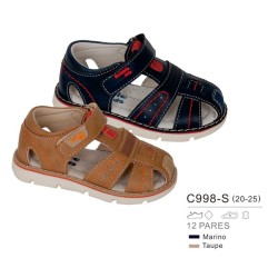 Sandalia niño cierre velcro-Bubble-BBV-C998-S