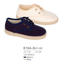 Calzado lona cordones  fabricado en españa-Bubble-BBV-E104-S