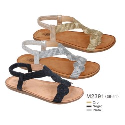 Sandalia plana plantilla de memoria-Bubble-BBV-M2391