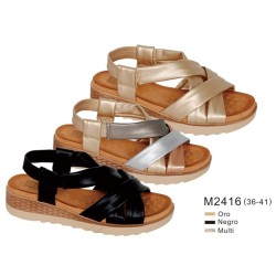 Sandalia tiras plantilla de memoria-Bubble-BBV-M2416