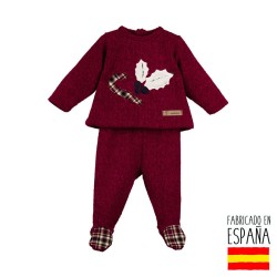 Conjunto manga larga polaina miño especial navidad-CLI-11086-Calamaro Baby