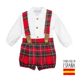 Conjunto manga larga pololo bidasoa bebé niño especial navidad-CLI-11092-Calamaro Baby