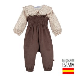 Conjunto largo peto narcea bebé niña-CLI-11063-B-Calamaro Baby