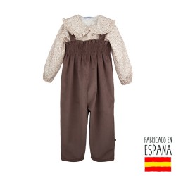 Conjunto largo peto narcea niña-CLI-11063-N-Calamaro Baby