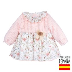 Vestido excellent manga larga tajo niña-CLI-21278-N-Calamaro Baby