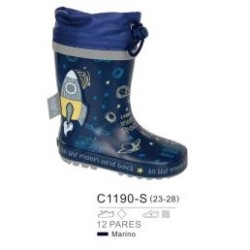 Botas de agua con dibujos-Bubble-BBI-C1190-S