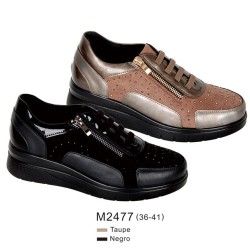 Zapatilla con cremallera en el lateral-Bubble-BBI-M2477