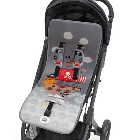 Colchoneta carro Universal TRANSPIRABLE Animalitos C059 Interbaby incluye forro tirantes