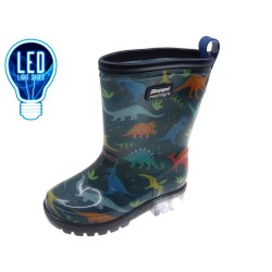 Botas de agua con luces dino-BPI-2209160-Beppi